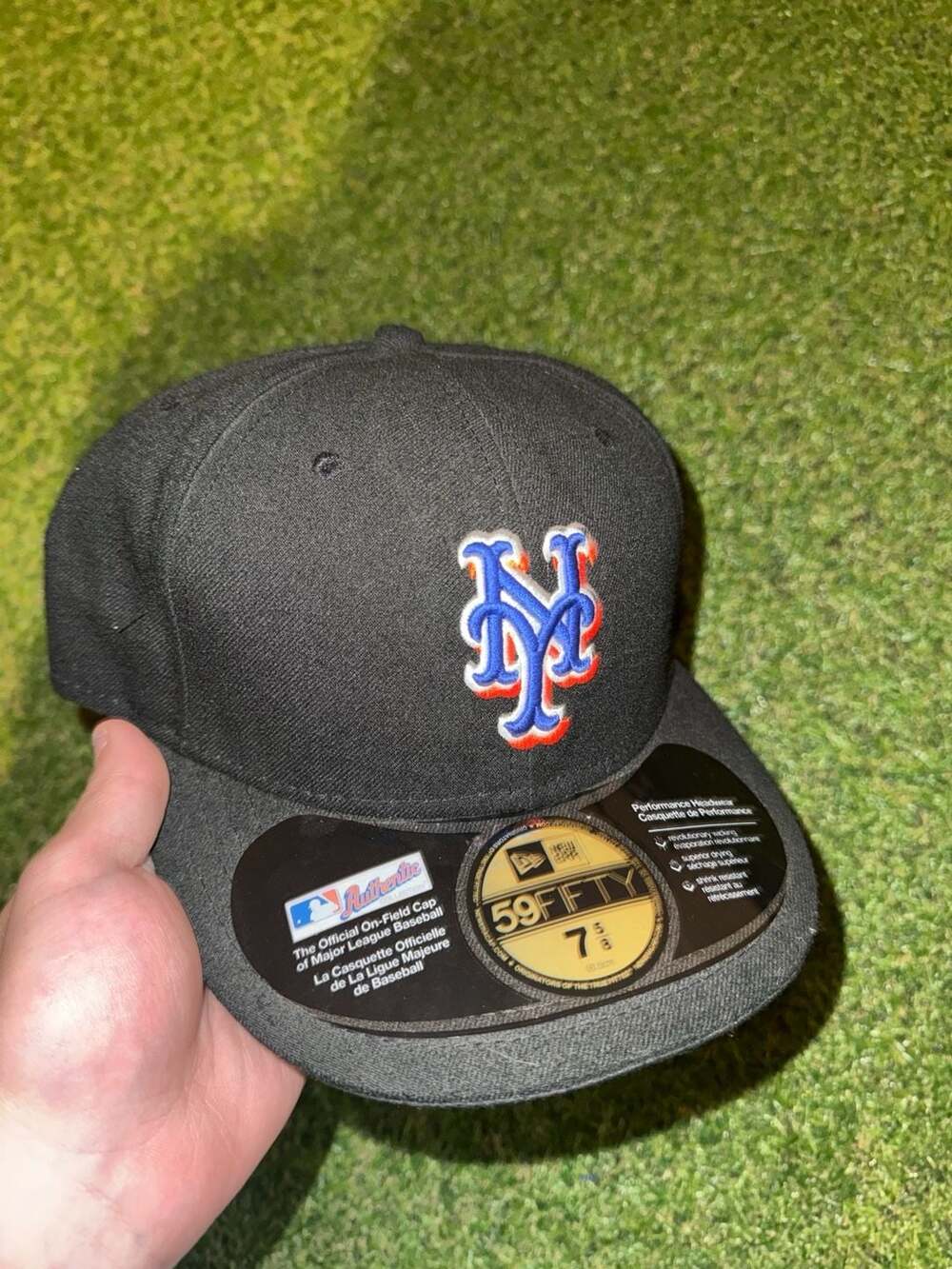 New Era New York Mets 59FIFTY Fitted Hat Size 7 5/8